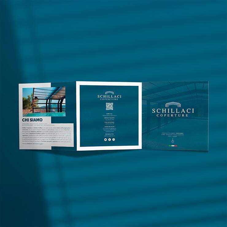 Semanto Agenzia di comunicazione - Progetto Brochure Schillaci Coperture